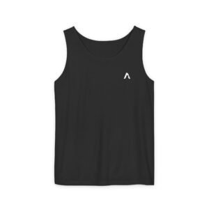 Garment-Dyed Tank Top — Minimal White Casual Summer Vest