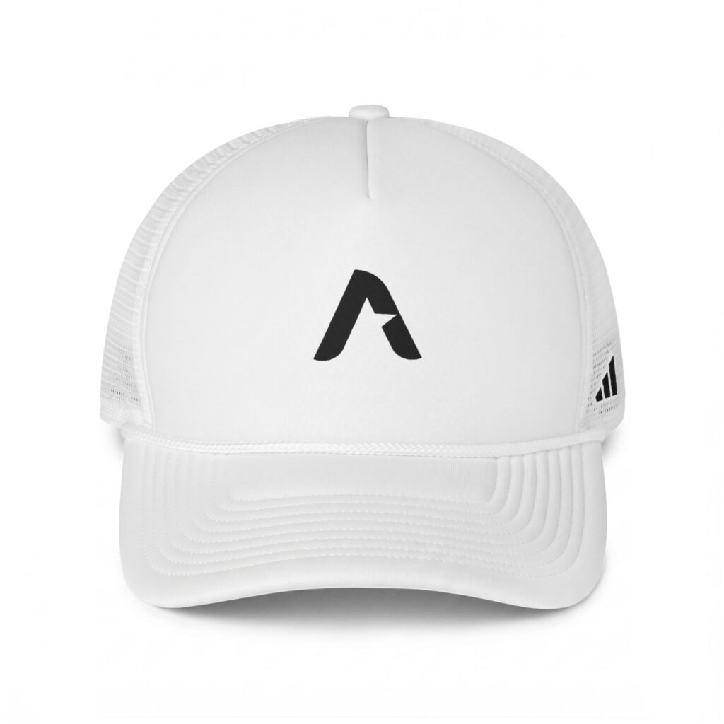 Adidas Trucker Hat – Minimal Black Logo Cap